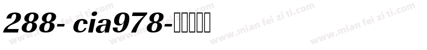 288- cia978字体转换